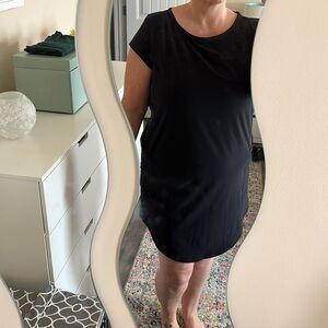 T by Talbots Black  Dress with Pockets